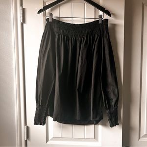 Zara Black Off The Shoulder Top Medium